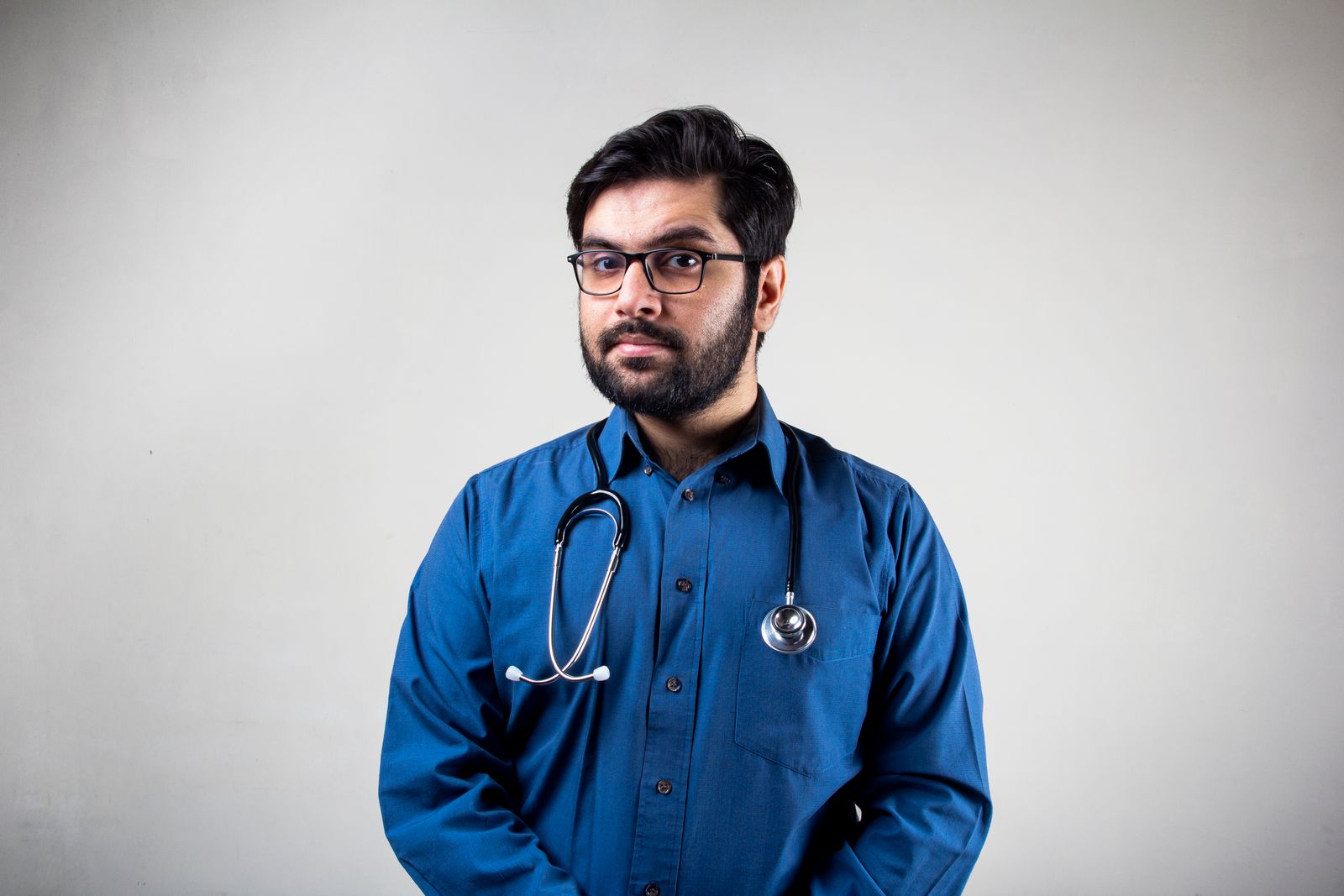 Indian doctor smiling